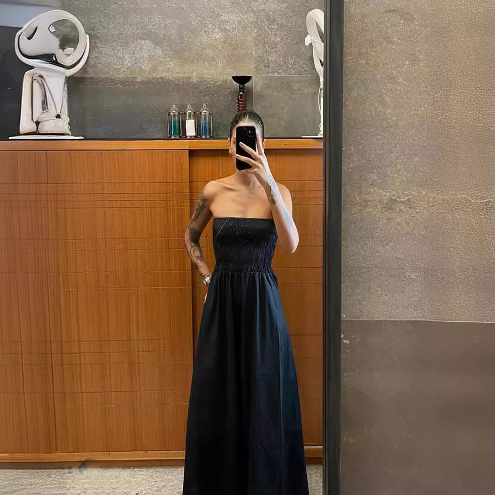 Damaris Midi Dress - Black