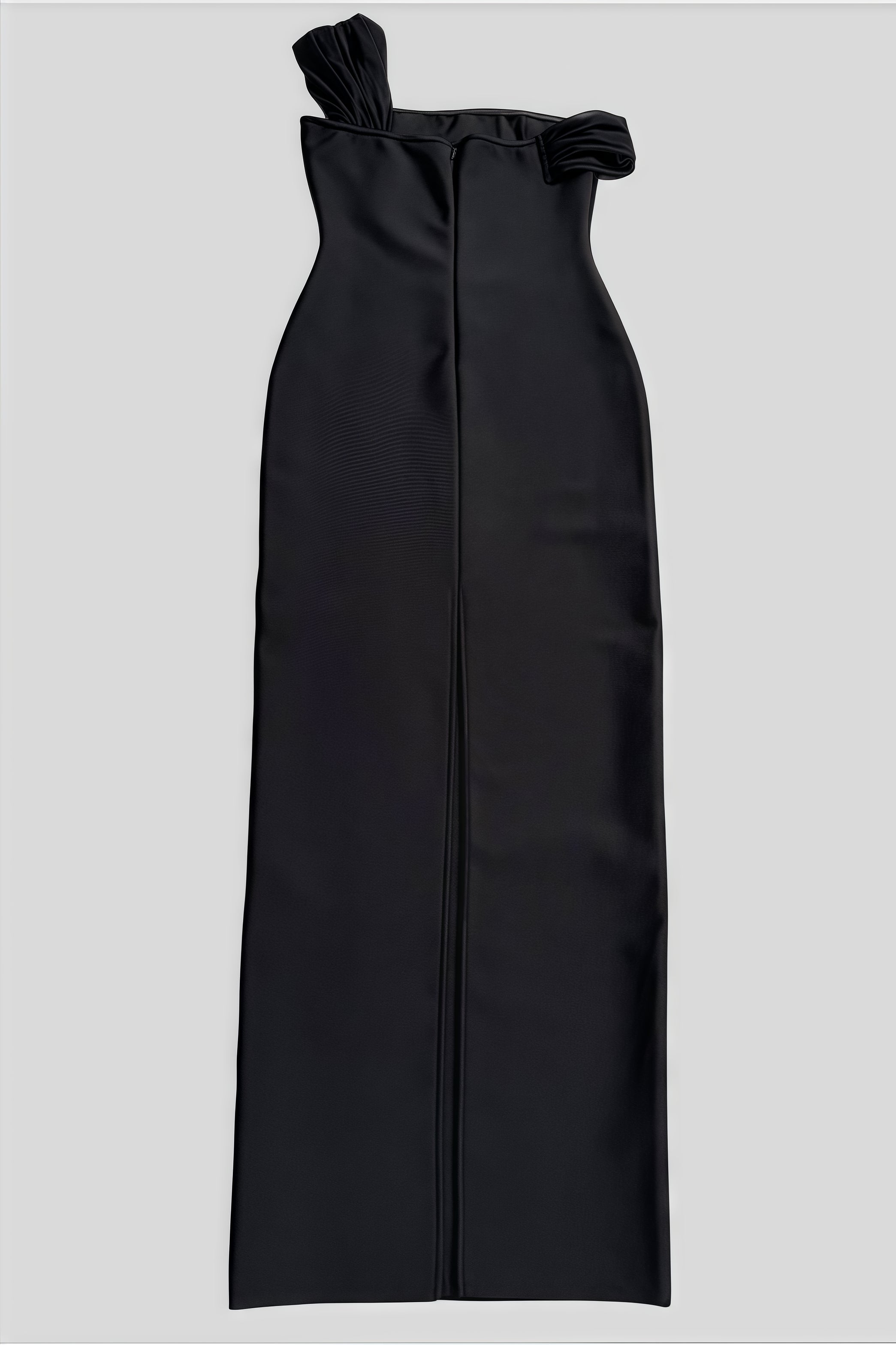 Rylihd One-Shoulder Mesh Rhinestones Maxi Dress - View 4