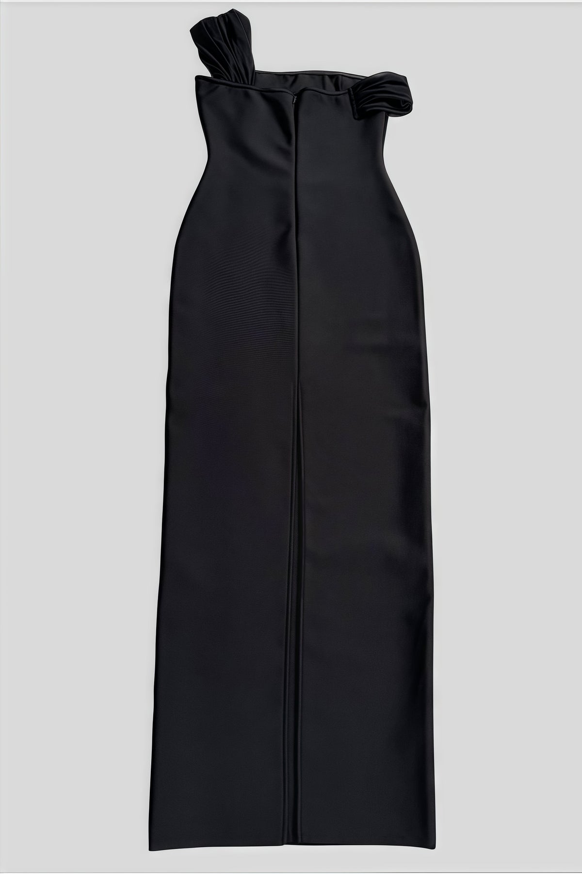 Rhinestone Embellished Asymmetric One Shoulder Bandage Maxi Dress 4
