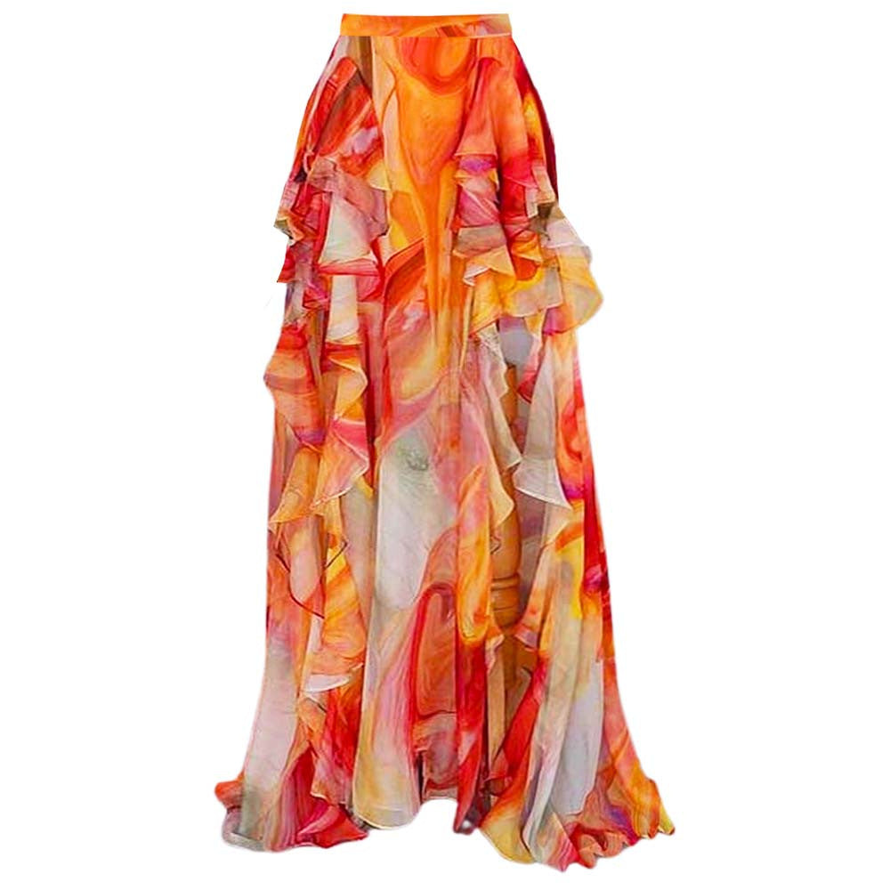 Orange Yellow Dress