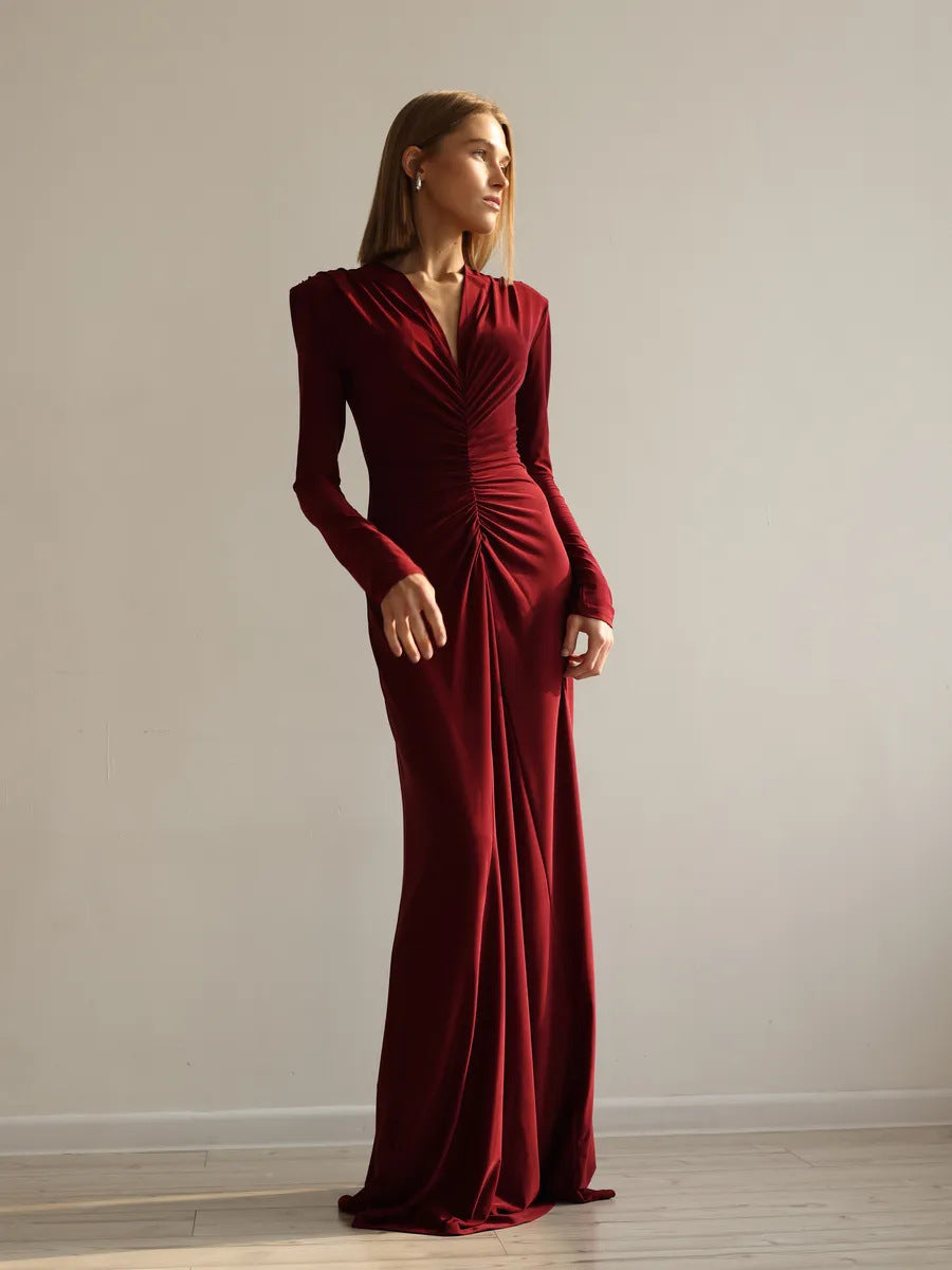 Ruched Maxi Dress