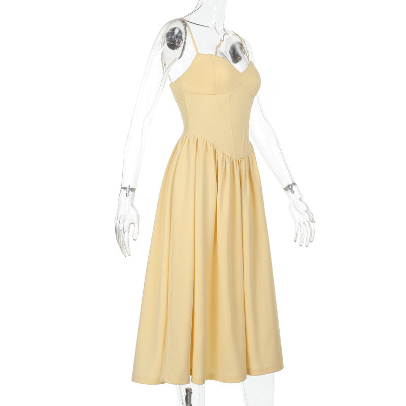 Sampson Midi Dress Yellow