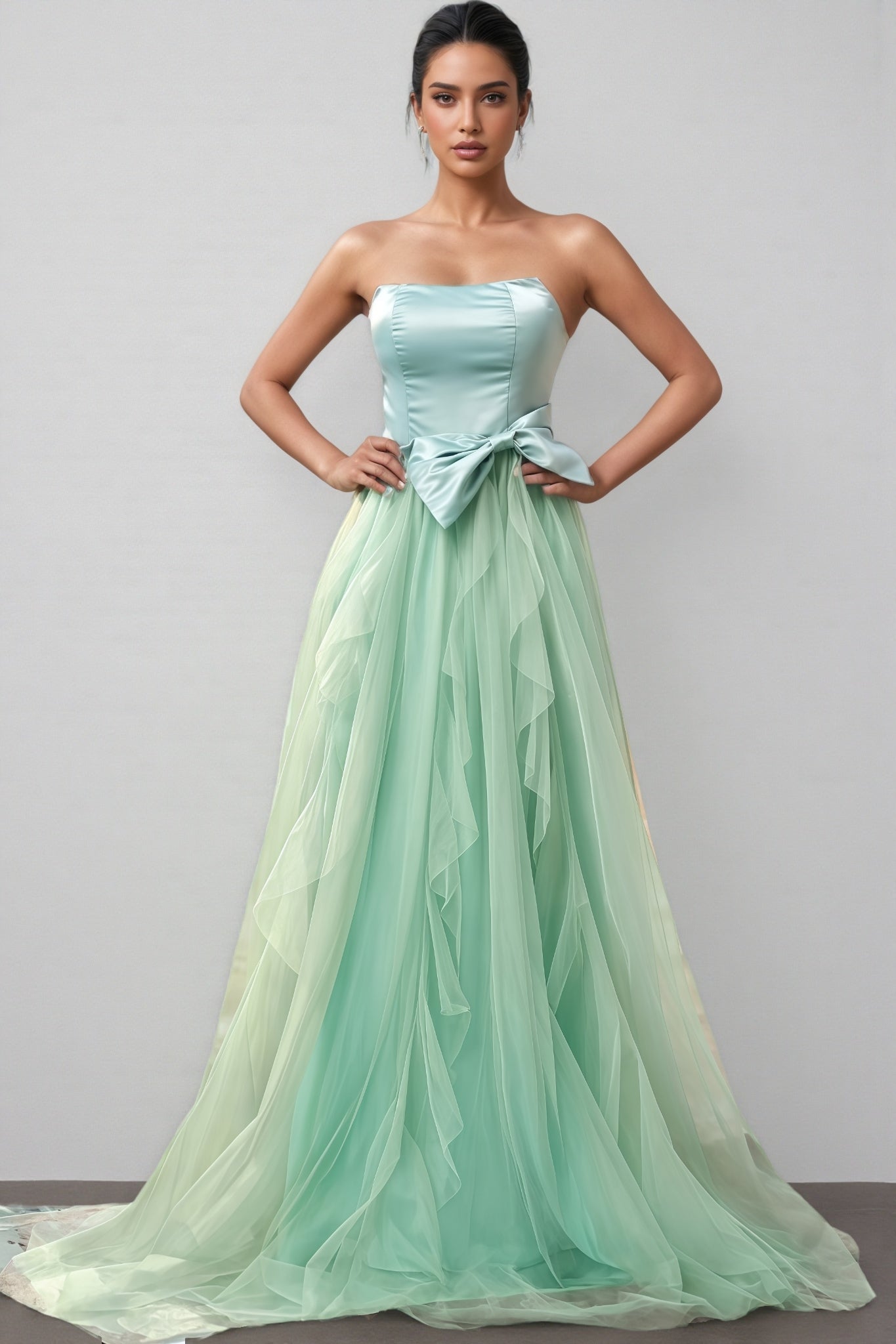 Atlasad Sleeveless Mesh Maxi Dress - View 3