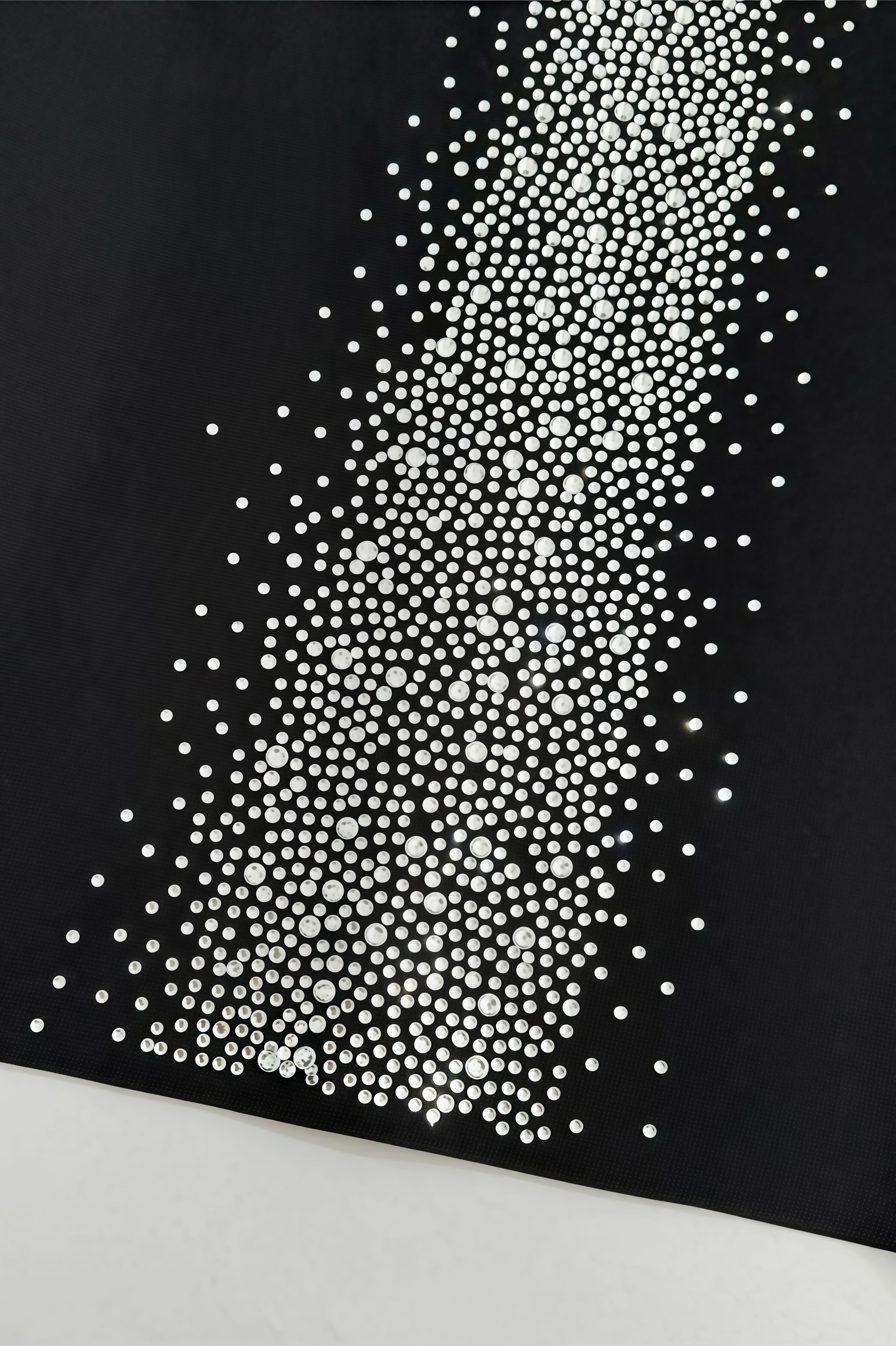 Rylihd One-Shoulder Mesh Rhinestones Maxi Dress - View 9