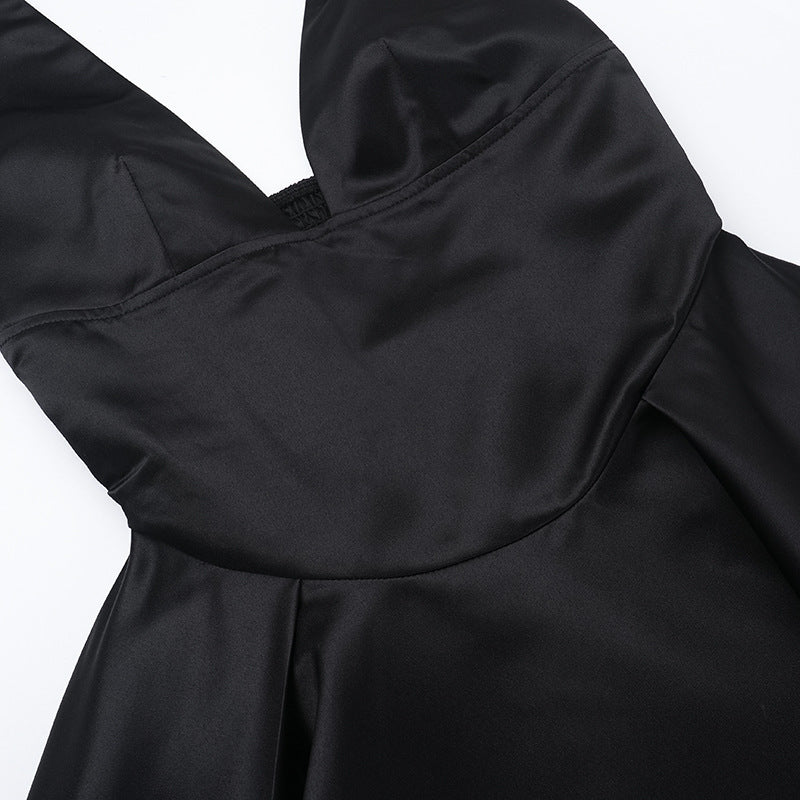 Snowdrop Mini Dress - Black