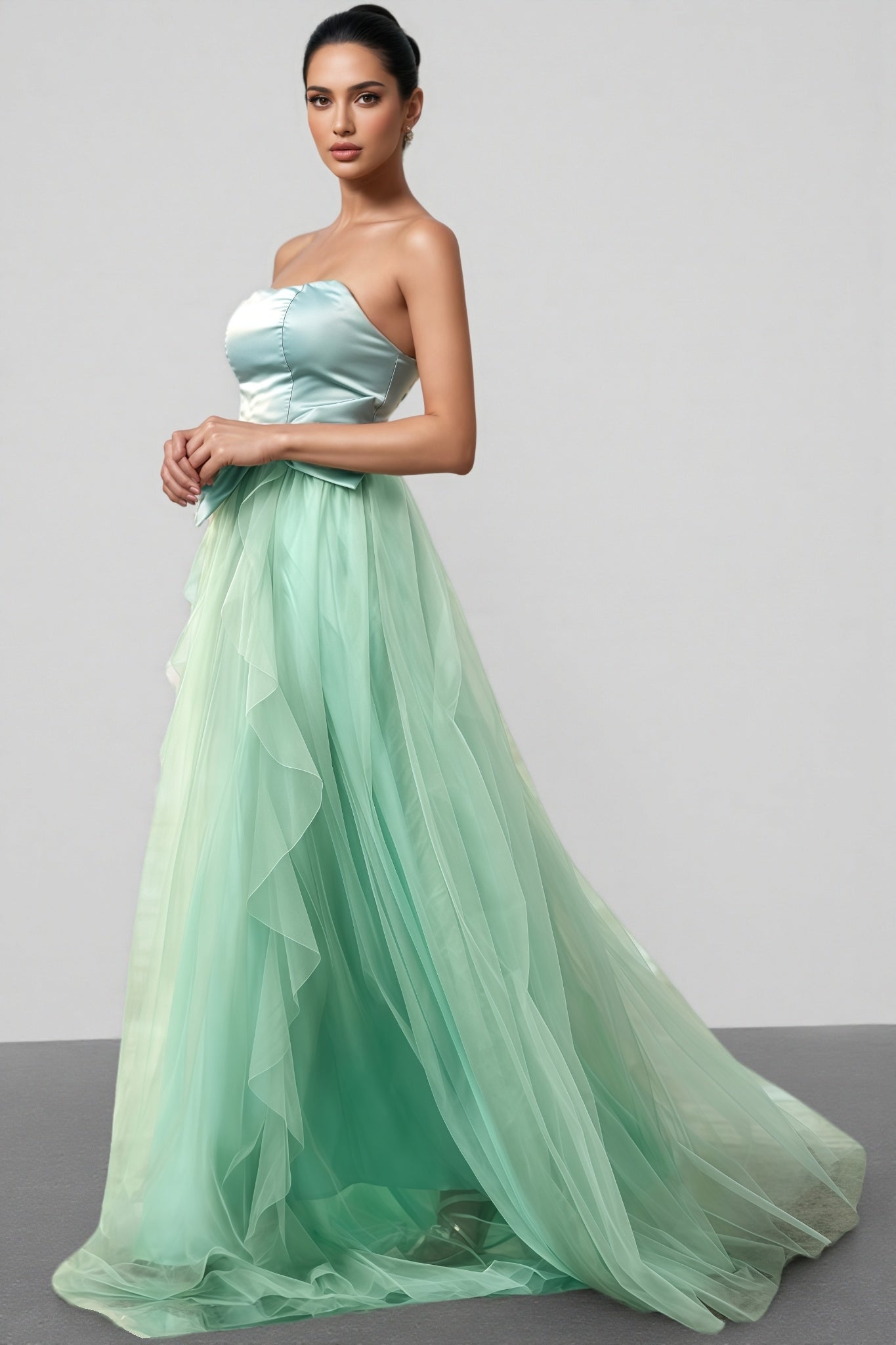 Atlasad Sleeveless Mesh Maxi Dress - View 5