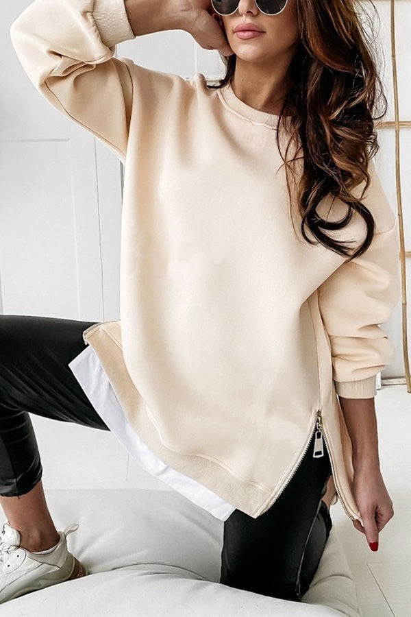 Elite Season Side Zipper Sweatshirt