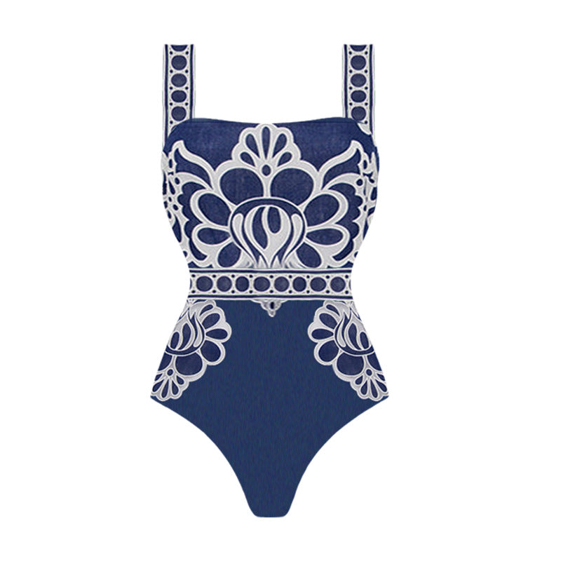 Monaco Blue Swimsuit - Blue