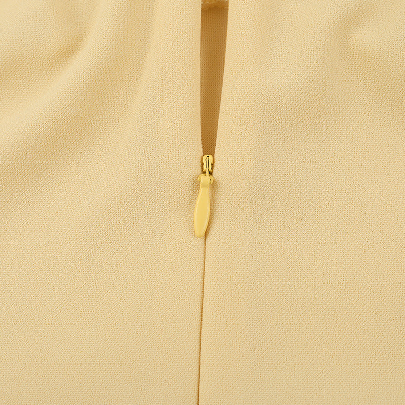 Sampson Midi Dress - Yellow