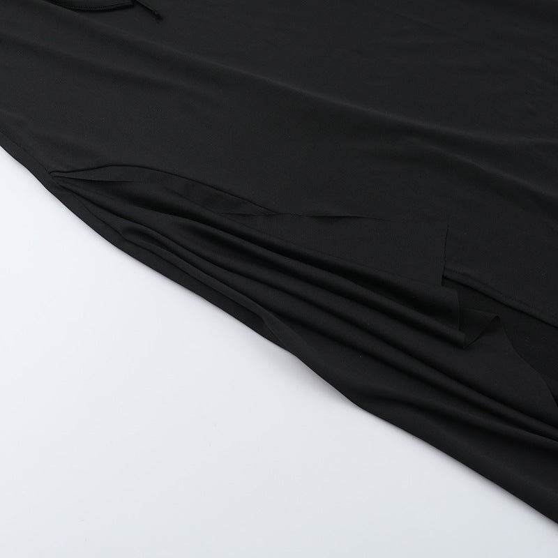 Irish Slit Dress Black