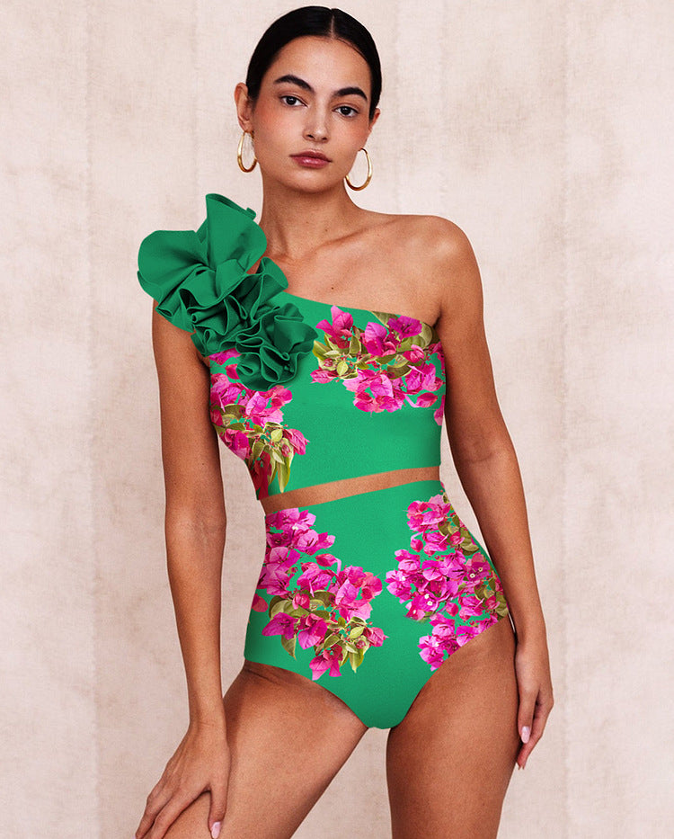 Floral Shore Bikini - Green