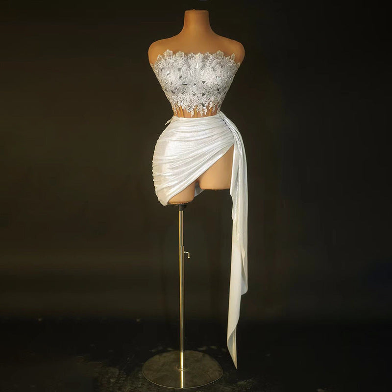 Sequin Short Skirt - Nightclub Party Dress