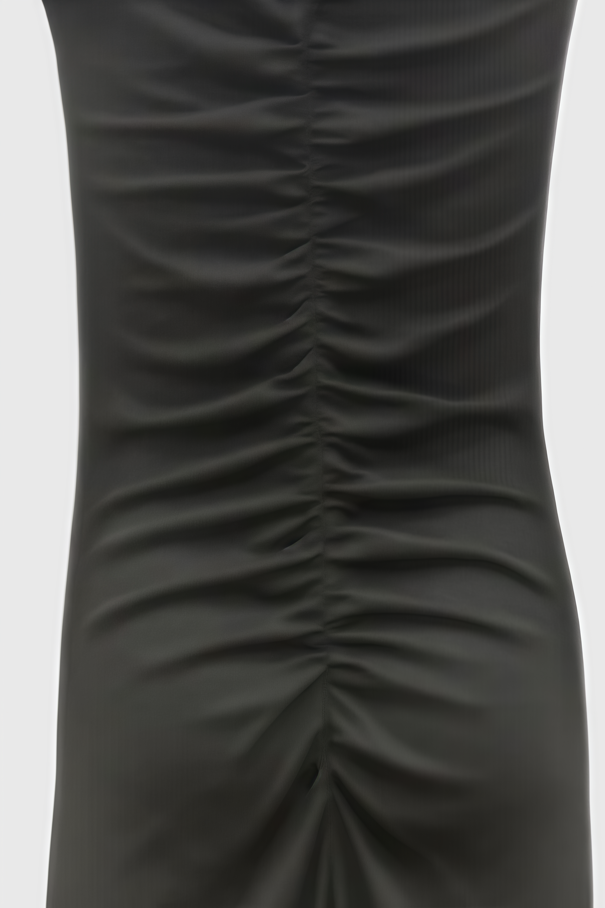 Corake Black Mesh Pleated Maxi Dress - View 6