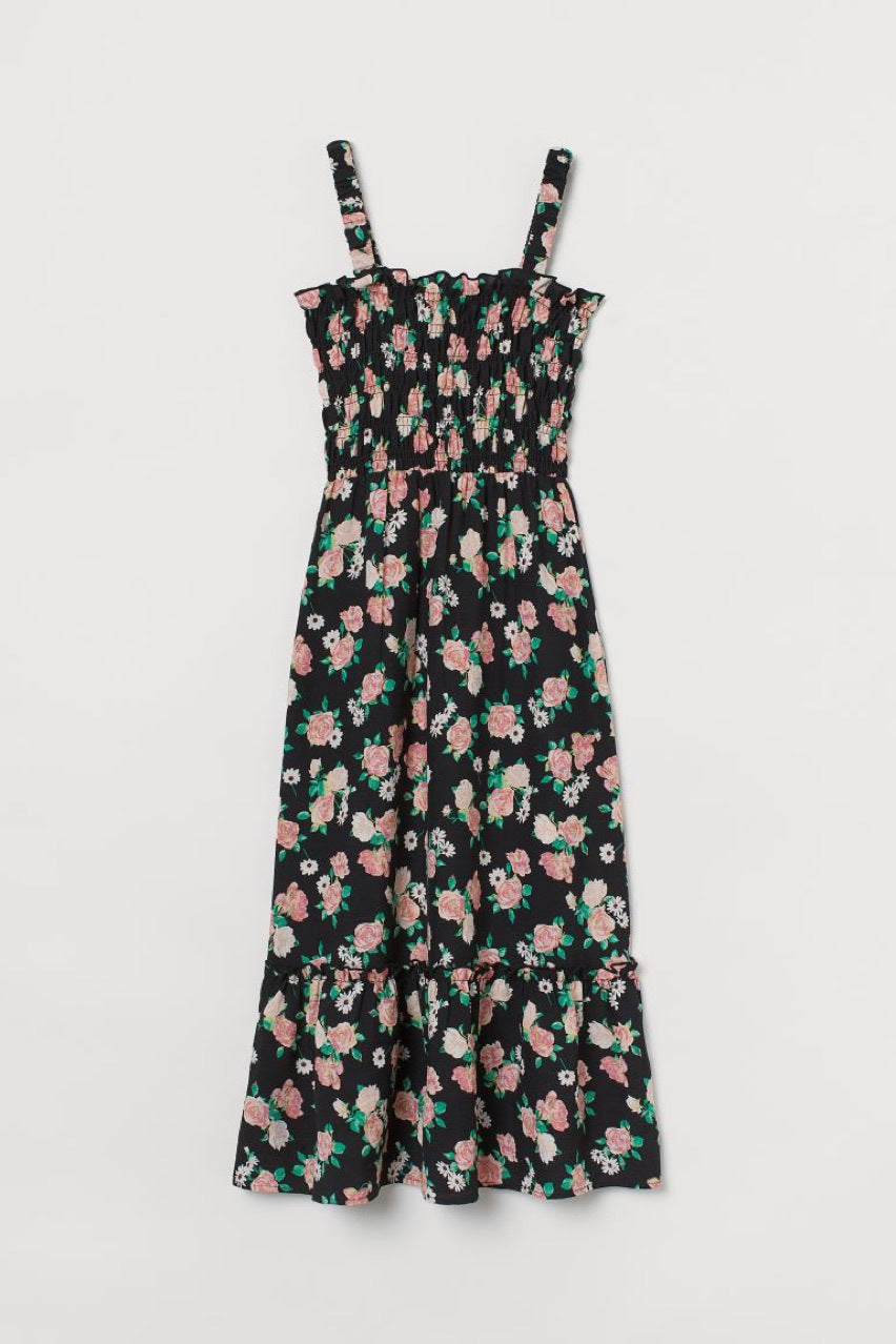 Charmaine Floral Halter Midi Dress - FINAL SALE