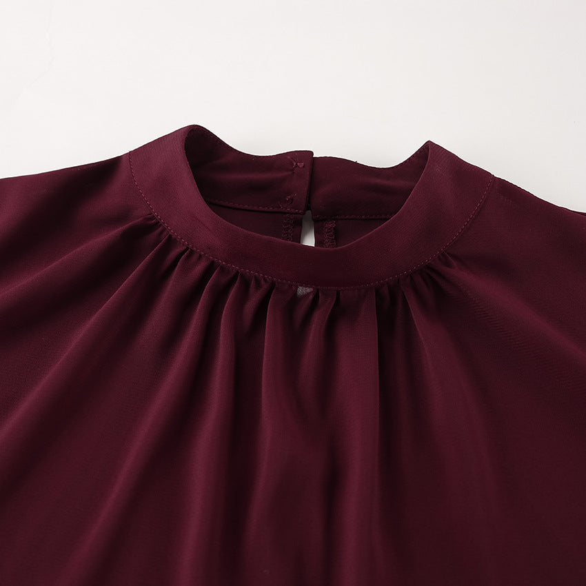 Sansa Top - Maroon