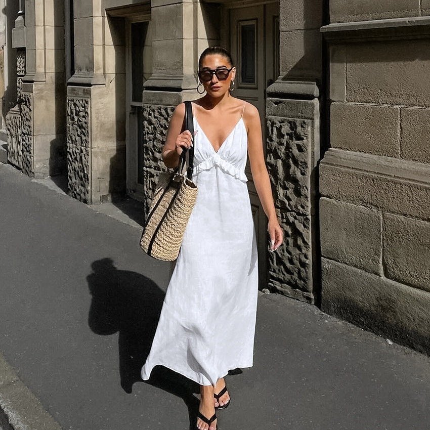 Ennis Maxi Dress - White