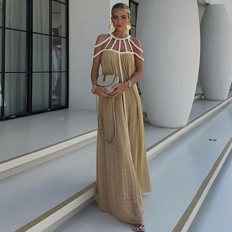 Bernarda Minimalist Long Dress for Effortless Elegance Designer Edit