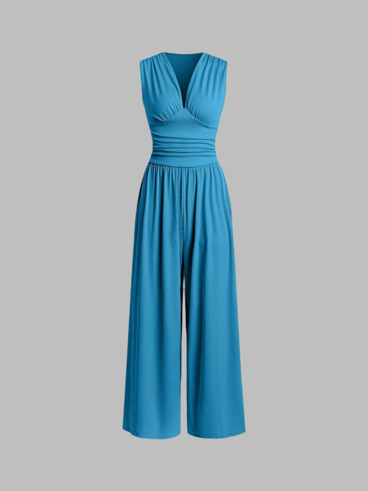 Charity – Sleeveless Wide-Leg Jumpsuit