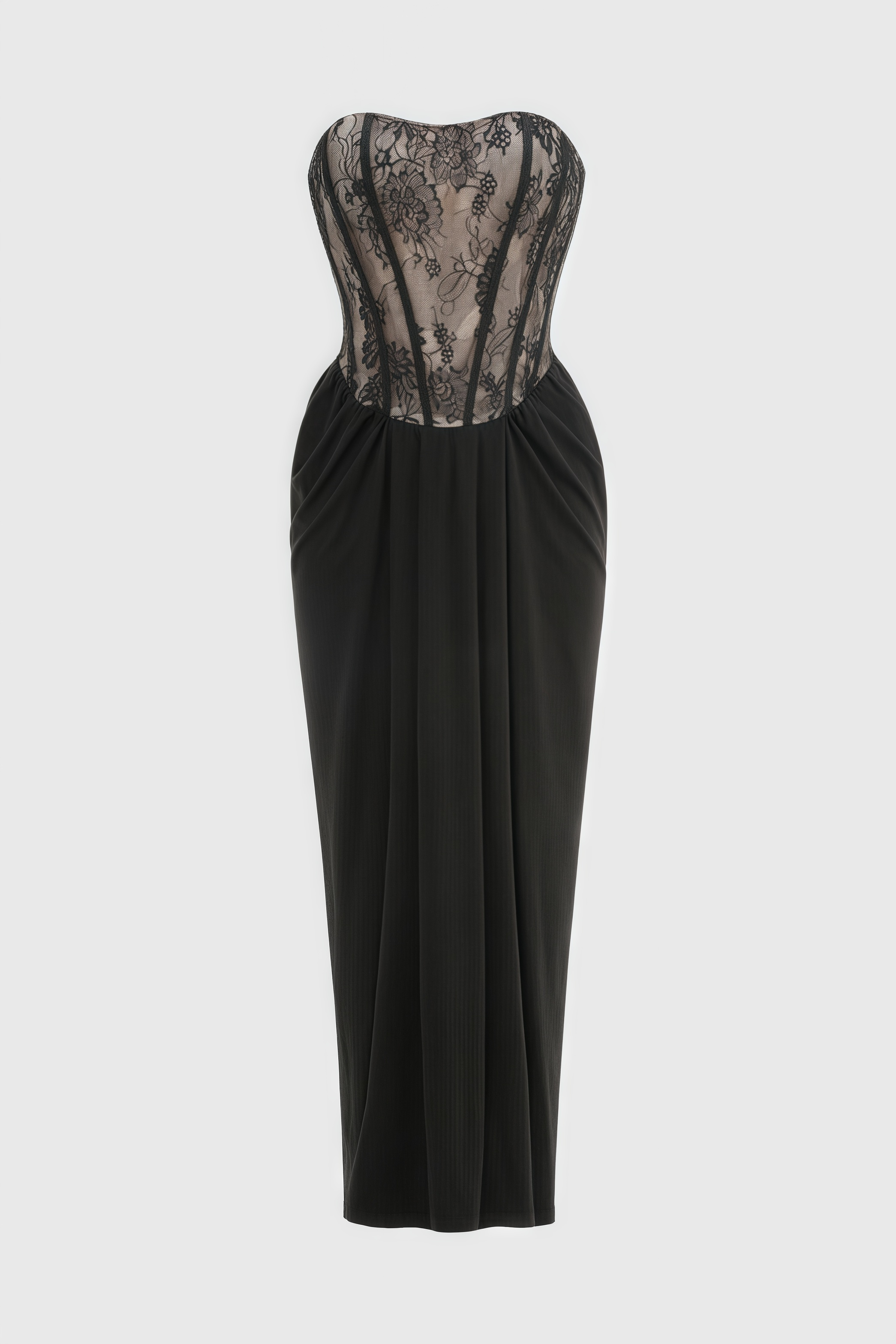 Judihe Lace Sheath Maxi Dress - View 5