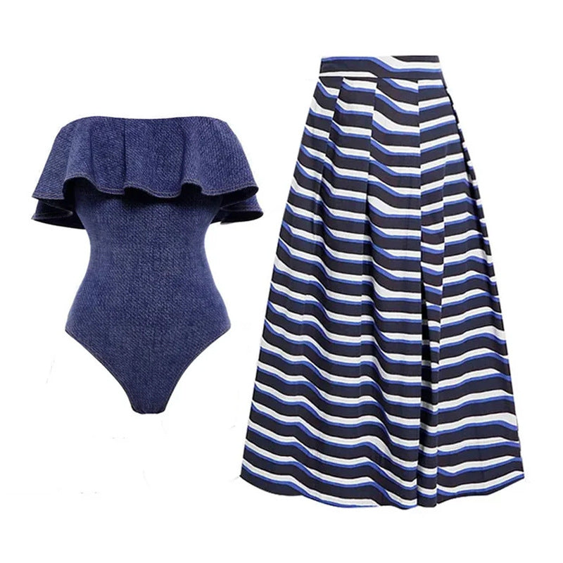 Ruffled Suit