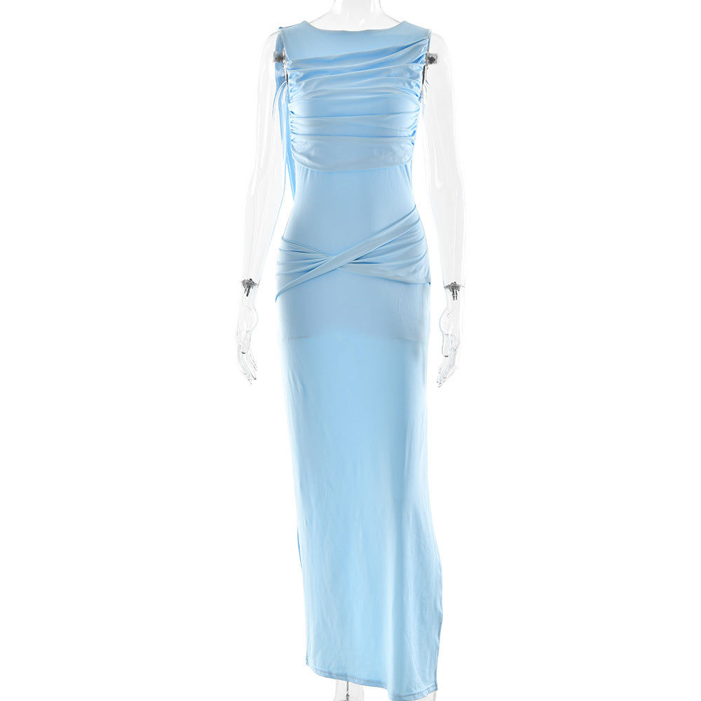 Ricosa Maxi Dress - Blue