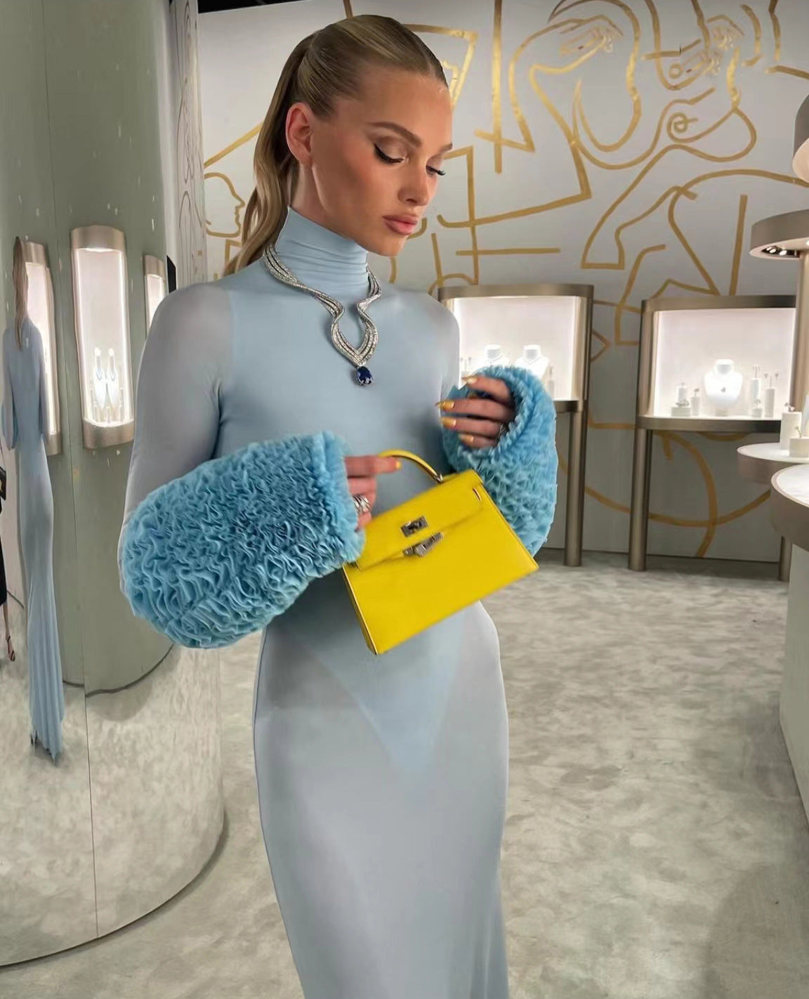 Virelle Maxi Dress - Blue