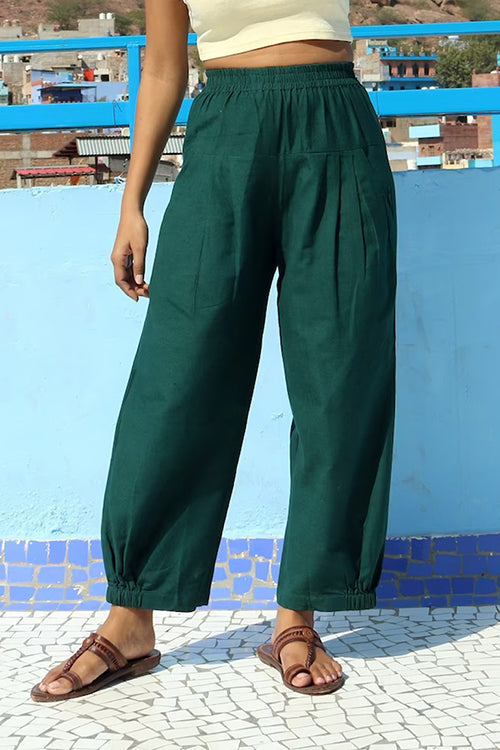 Elastic Waist Loose Pants