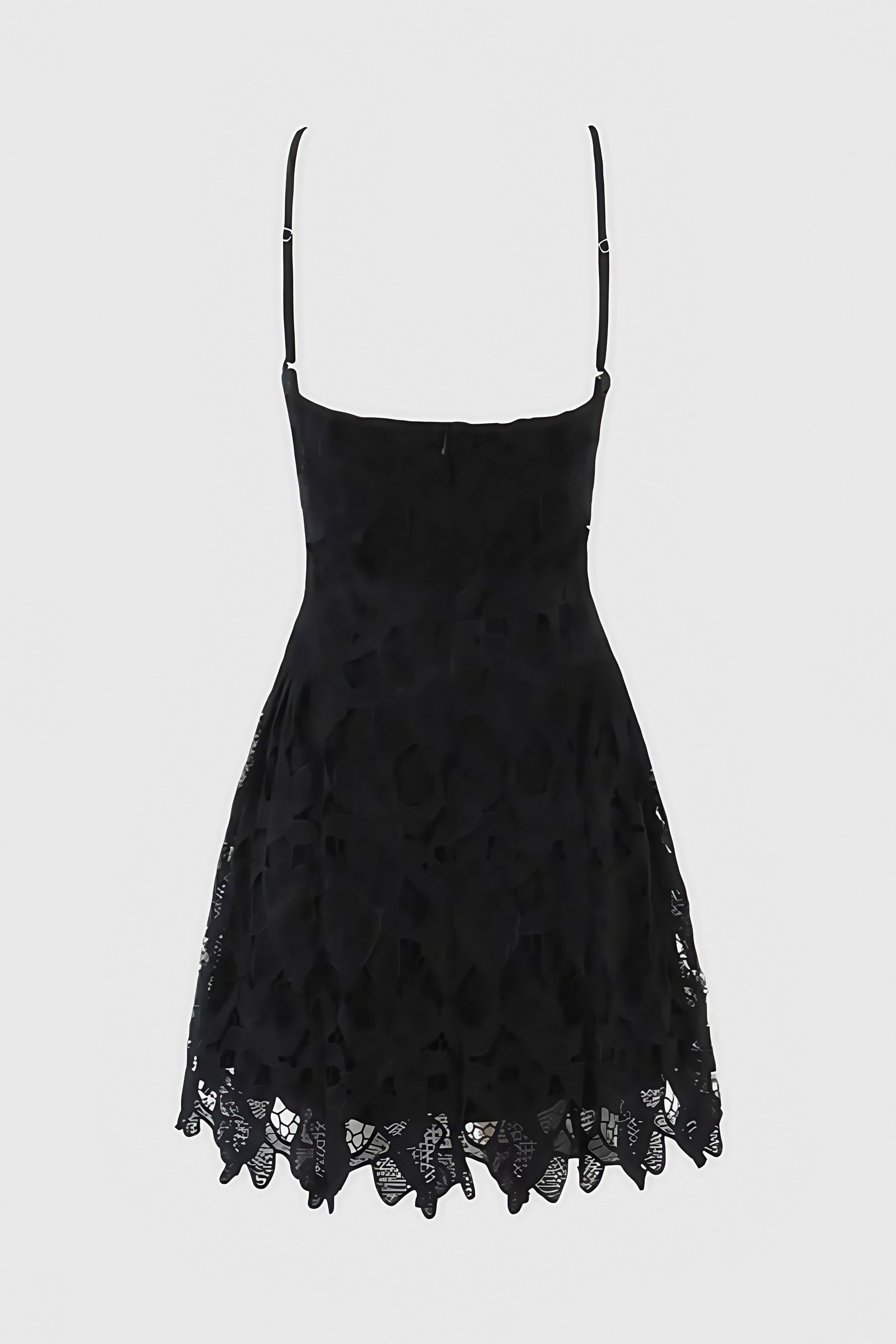 Lurext Black Lace Sleeveless Mini Dress - View 6