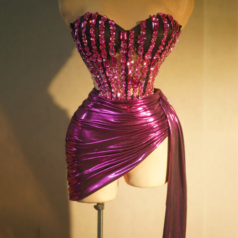 Sequin Short Skirt - Nightclub Party Dress