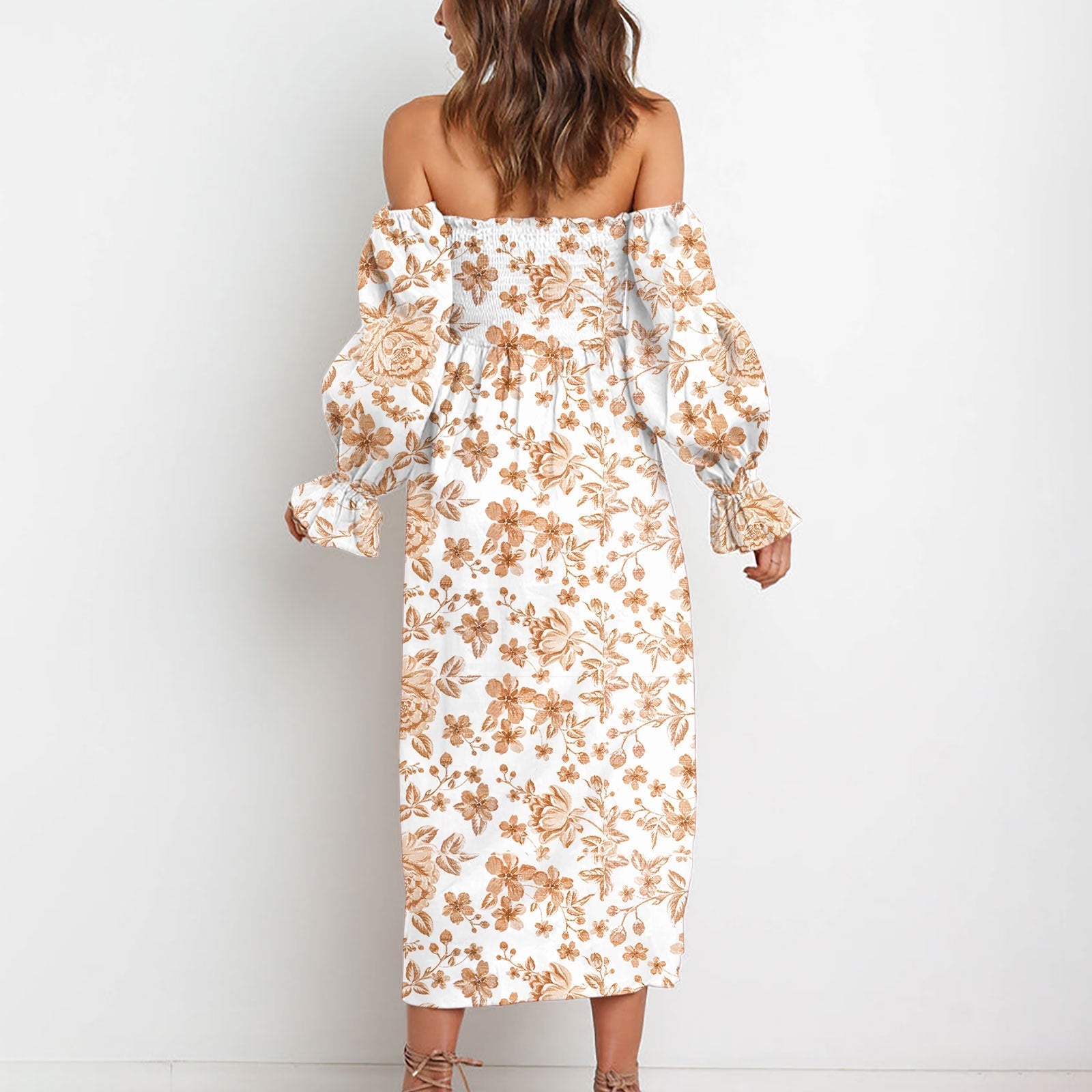 Debin Off The Shoulder High Low Maxi Dress - FINAL SALE
