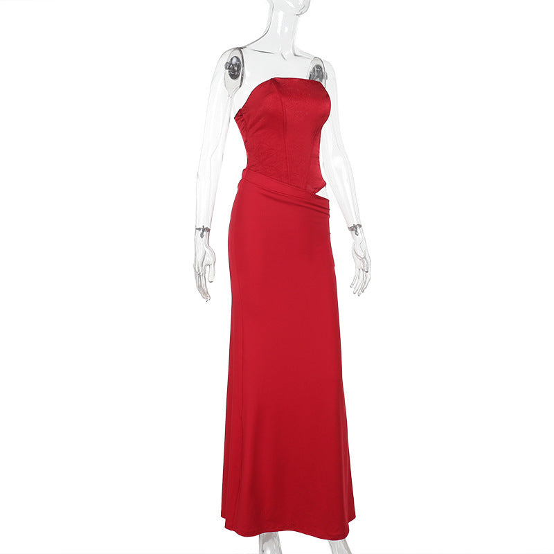 Tess Maxi Dress - Red