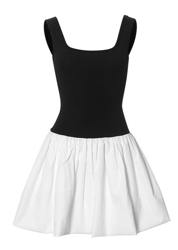 Monroe Contrast Two Tone Mini Dress