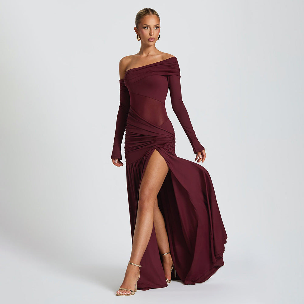 Zidane Maxi Dress - Maroon