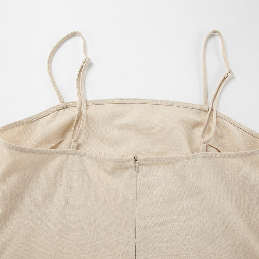 Satin Square Neck Spaghetti Strap Slip Maxi Dress 6
