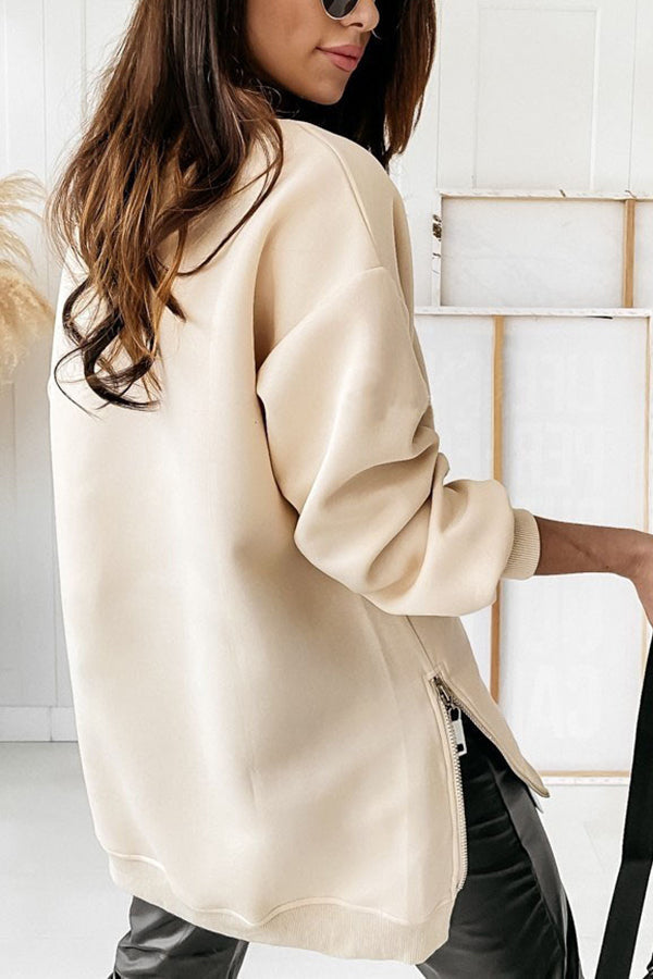 Elite Season Side Zipper Sweatshirt