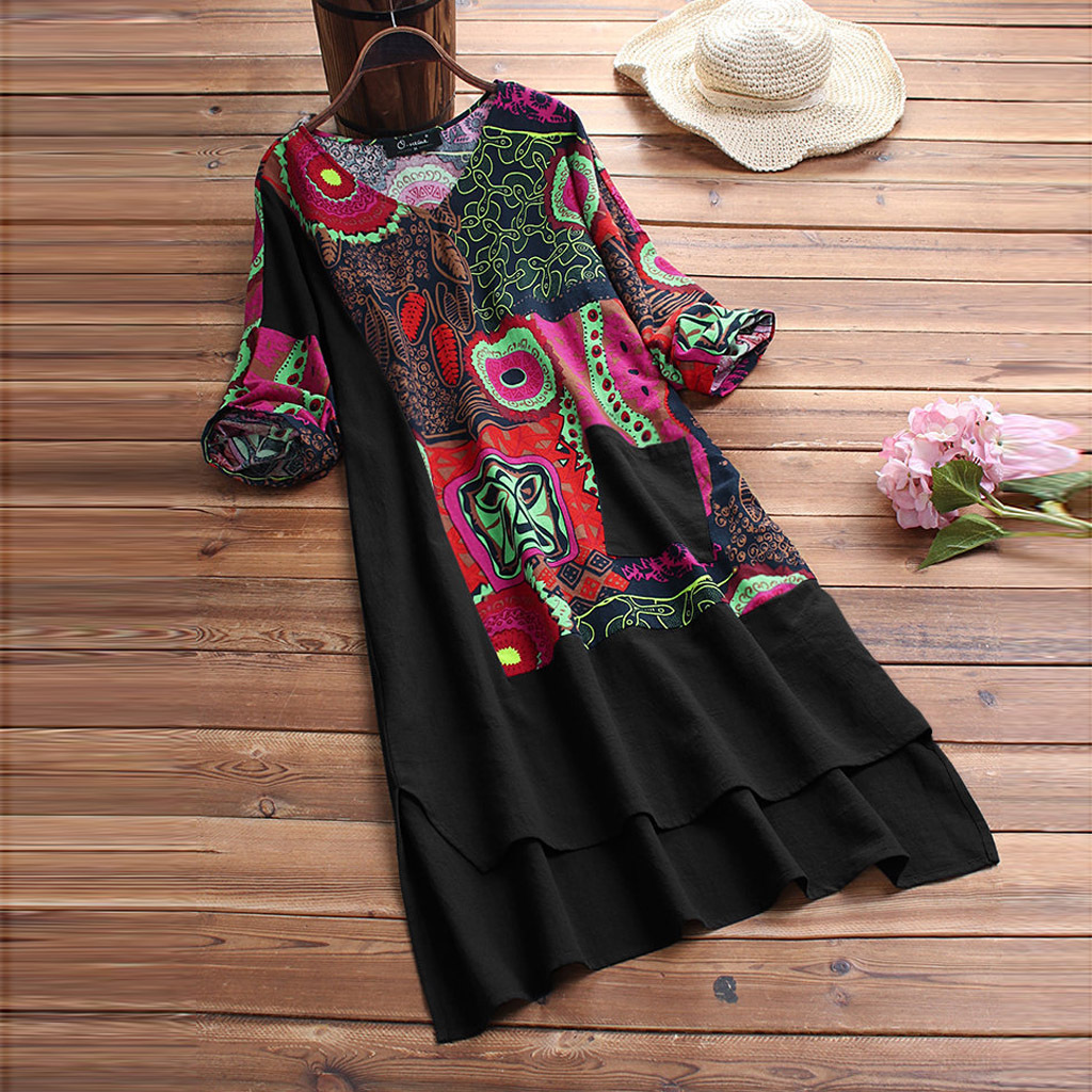 Nora Exclusive Dress with Mandala Print Boutique Collection