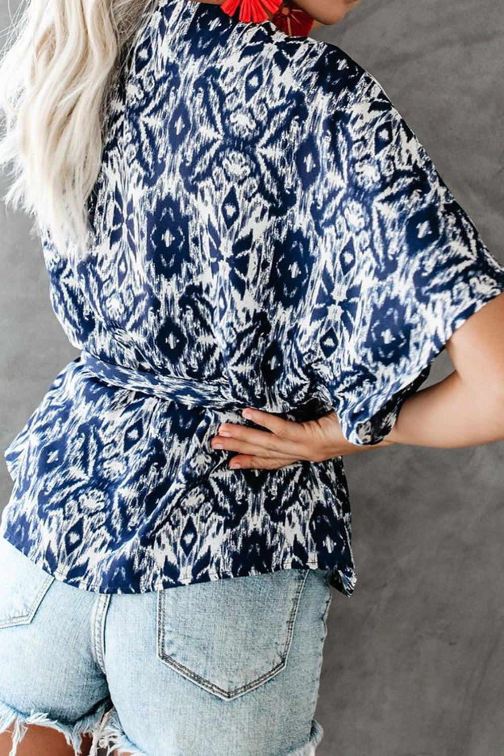 All Of Me Floral Tie Wrap Top