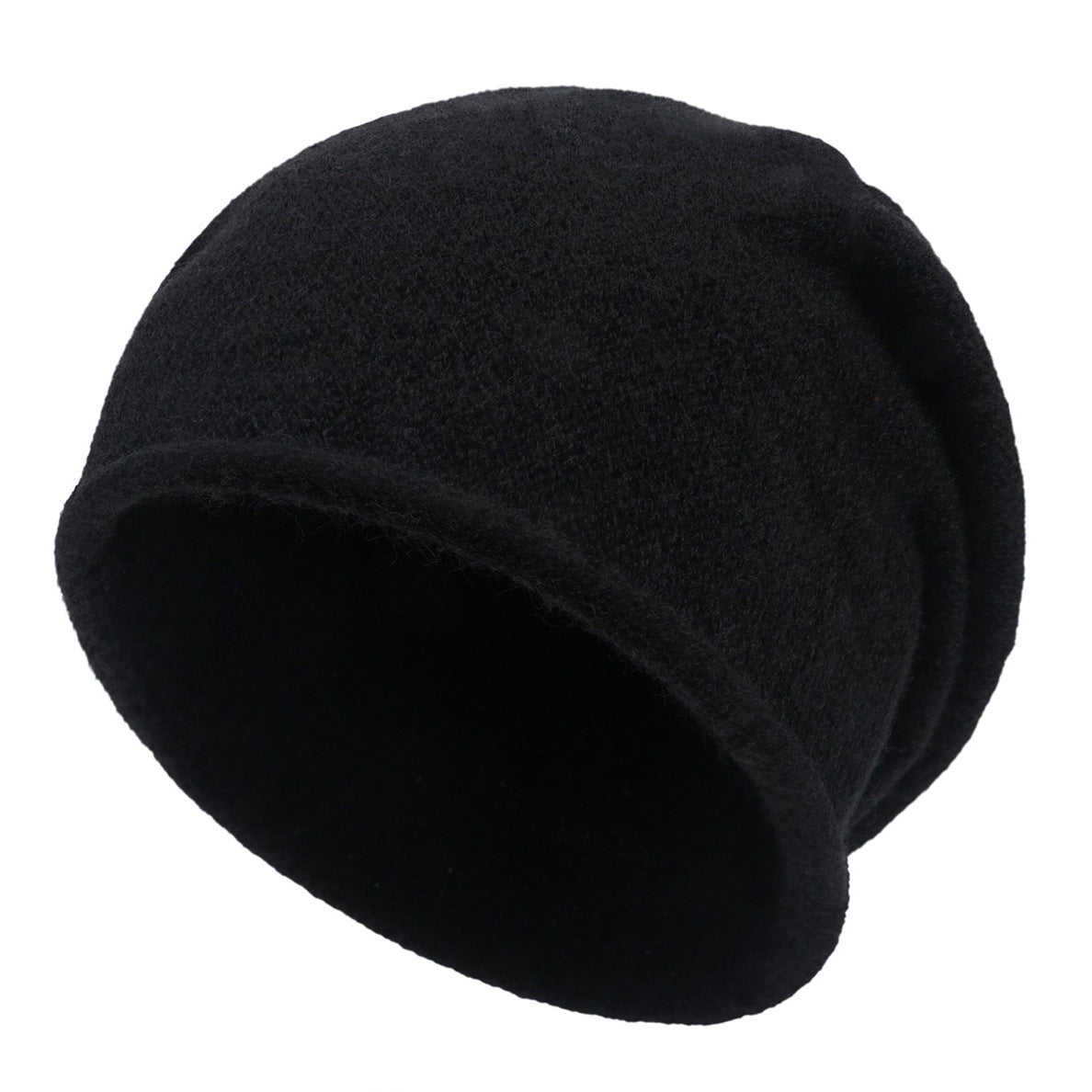 Slouchy Ribbed Knit Beanie