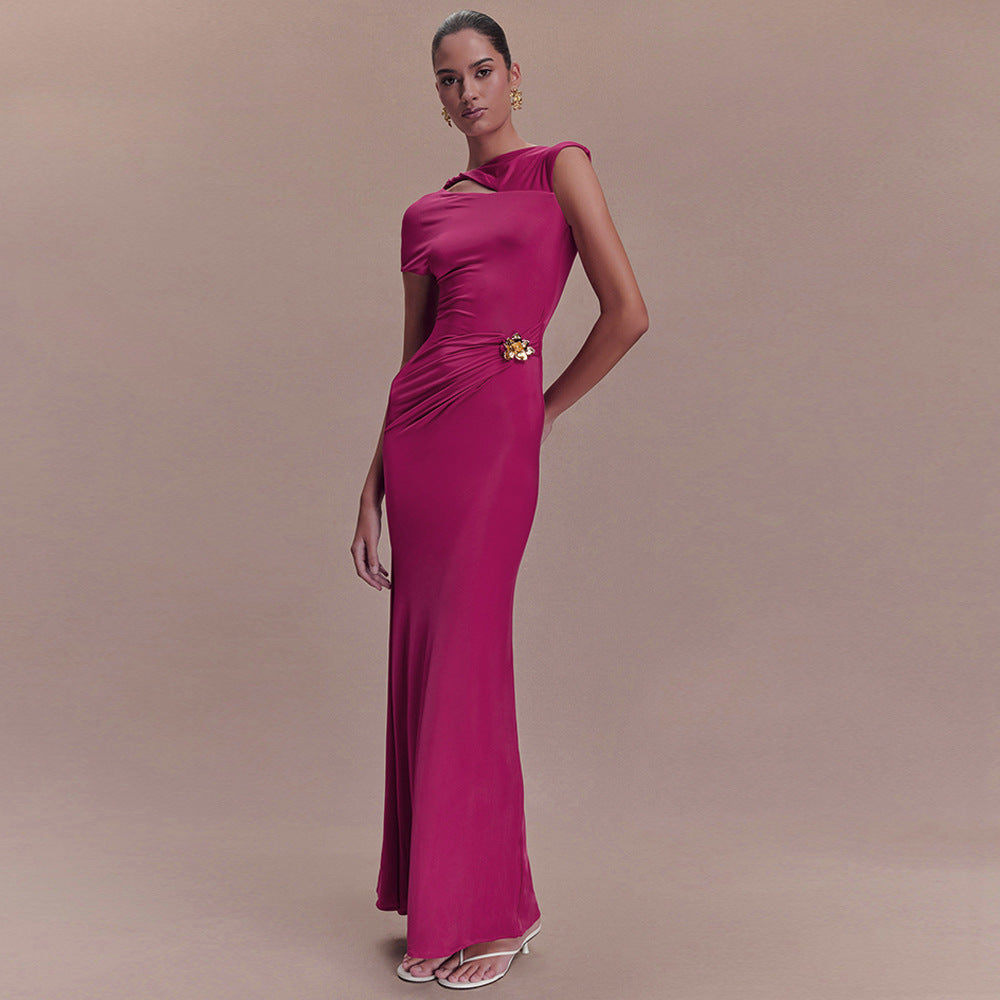 Gentry Maxi Dress Rose Red