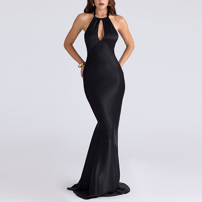 Satin Maxi Dress