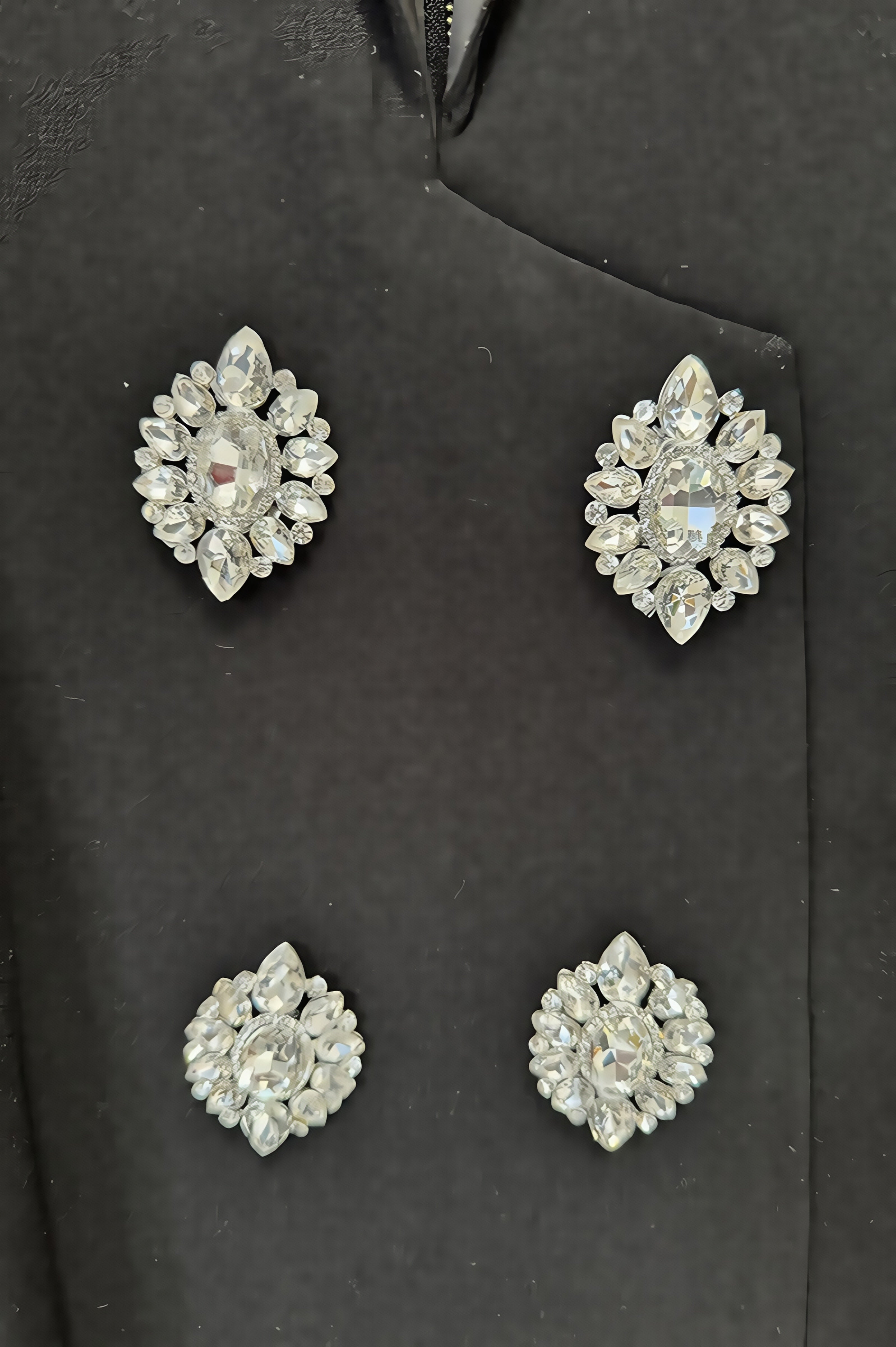 Vennan Crystal Embellished V-Neck Maxi Dress - View 5