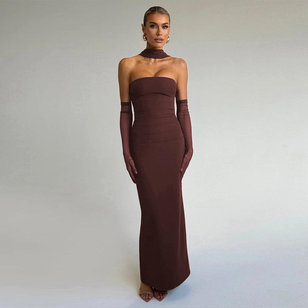 Amour Maxi Dress Brown