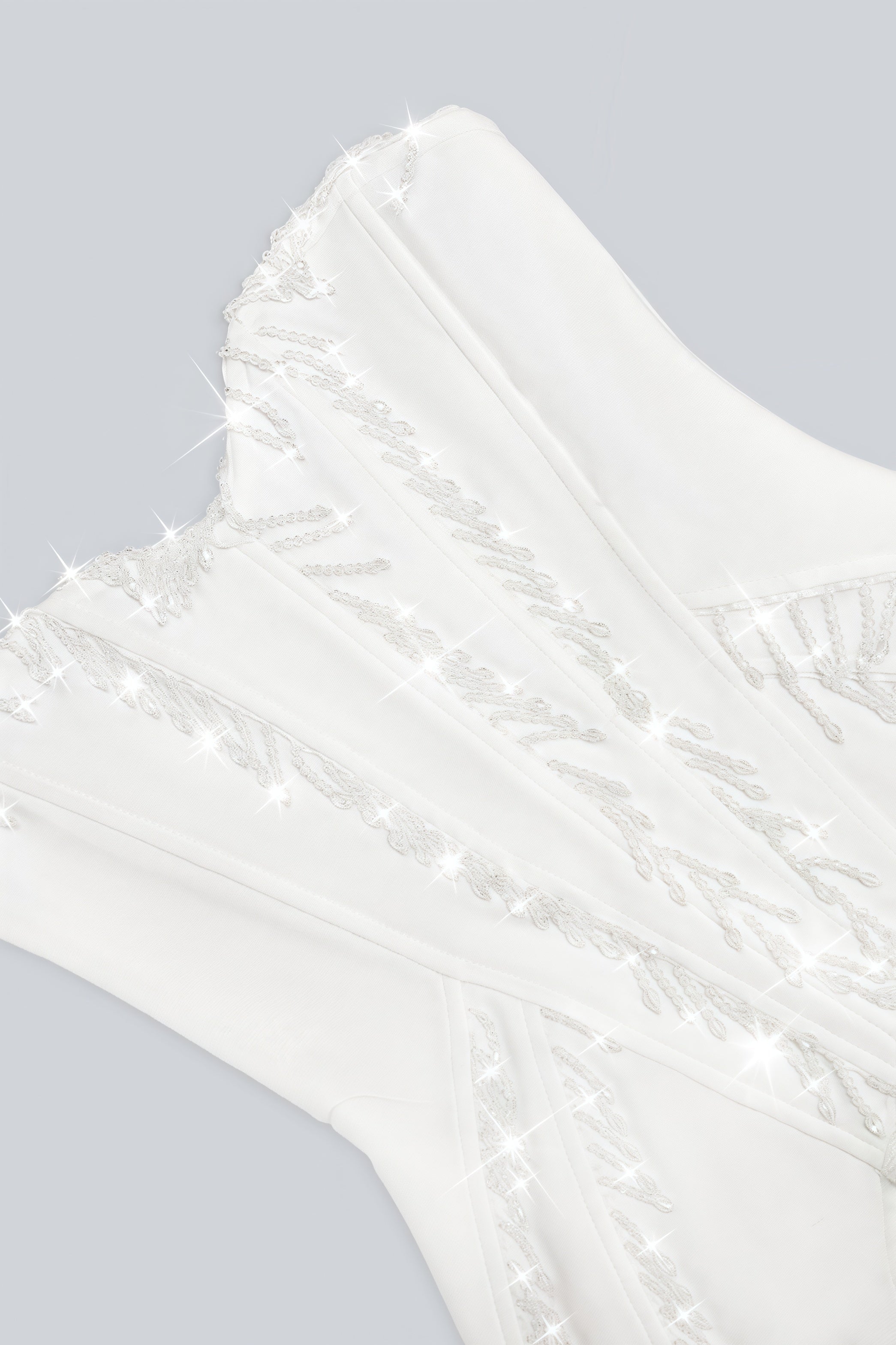 Kendall Crystal Lace Maxi Dress - View 6
