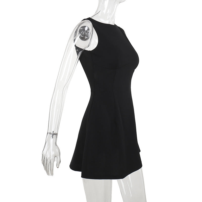 Bodrum Mini Dress - Black