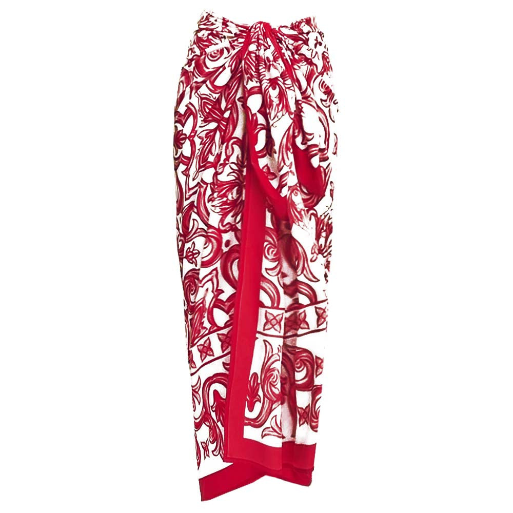 Seaside Rouge Swimsuit Set - Red