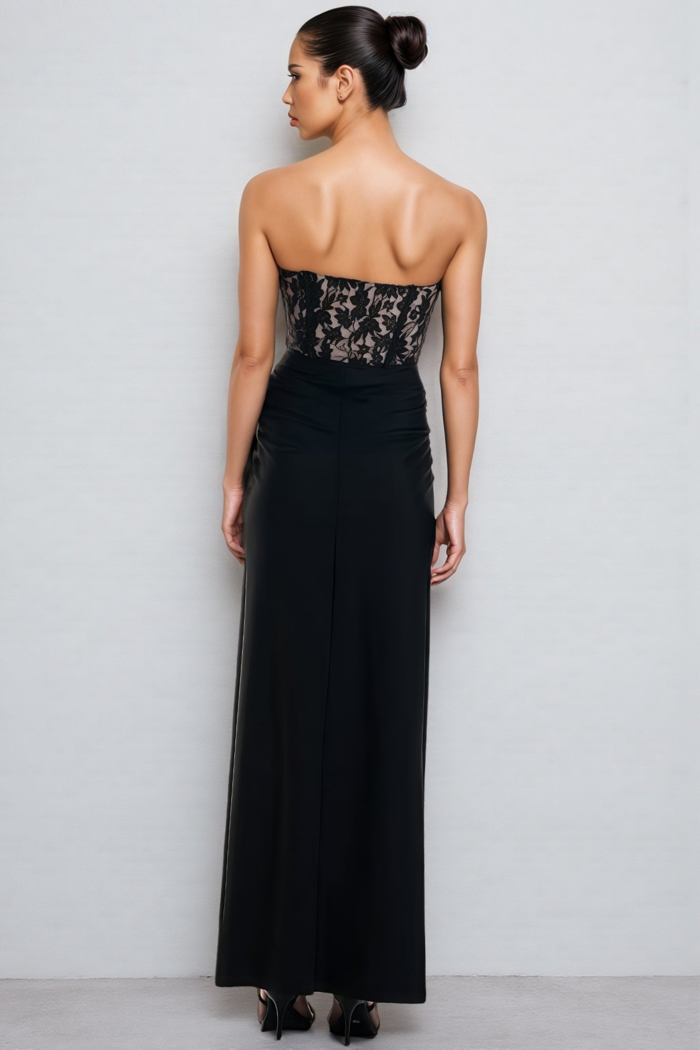 Judihe Lace Sheath Maxi Dress - View 4