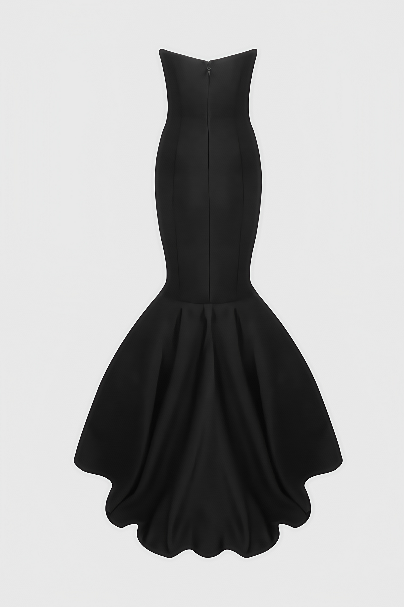 Hagad Bustier Skinny Fishtail Maxi Dress - View 5