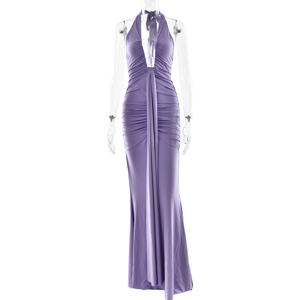 Aster Maxi Dress - Purple