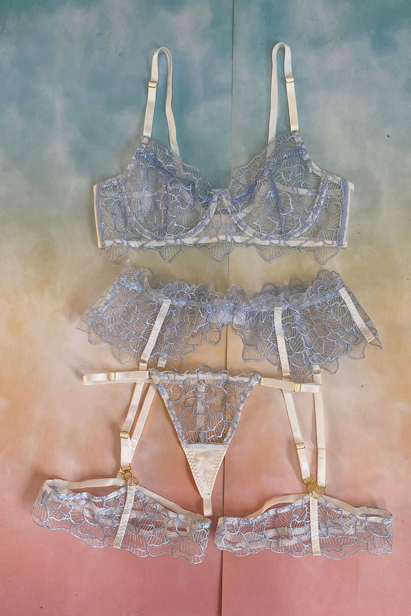 Blush Flower Lingerie Set