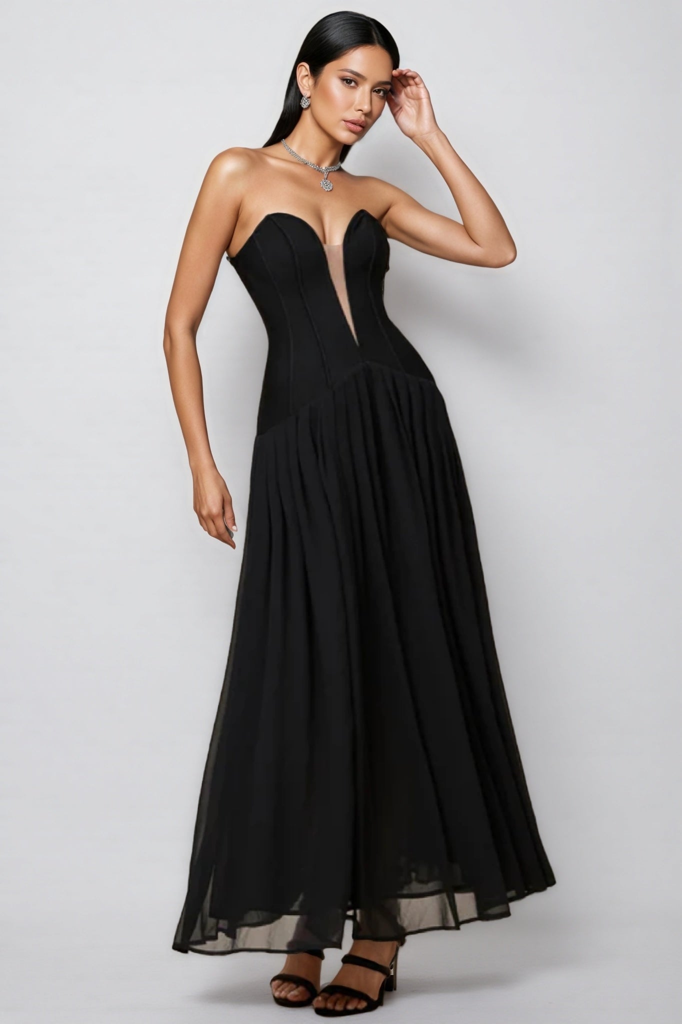 Breen Strapless Bandage Maxi Dress - View 2